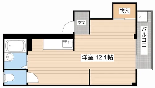パラシア【102号室】の間取り
