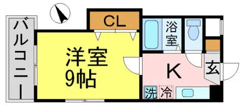 ユミール【302号室】の間取り