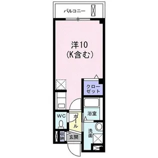カームリーライフ【1階】の間取り