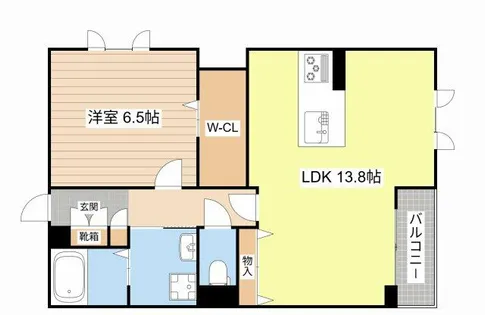 ディモーラB【205号室】の間取り