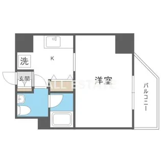 アクエルド緑地公園【4階】の間取り