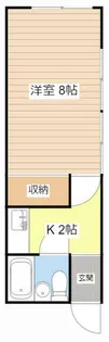 尻無ハイツ【2階】の間取り