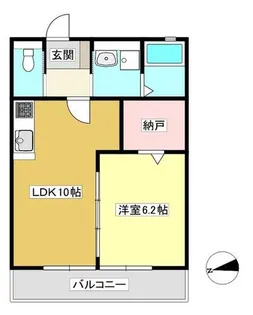 GRANDIR【103号室】の間取り