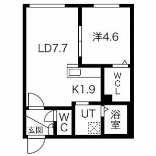 コローレN3E6【4階】の間取り