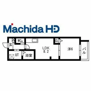 ジーイーセットノース【3FA号室】の間取り