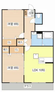 ボナールゲートⅡ【101号室】の間取り