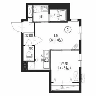 ホロムア美園【307号室】の間取り