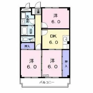 シャトレ純【302号室】の間取り