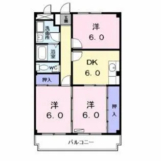 シャトレ純【302号室】の間取り