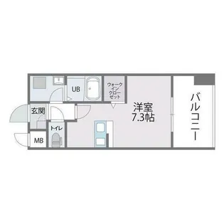 トラストレジデンス博多駅南【8階】の間取り