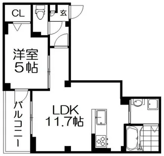 BLOSSOM COAST 大星Ⅱ【2階】の間取り