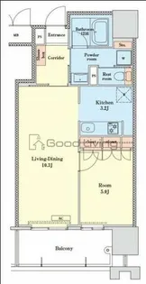 RJRプレシア天神サウス【4階】の間取り
