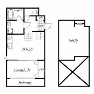 FAMILY STAGE道徳1【1階】の間取り