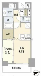 Coco Terrasse 東公園【9階】の間取り