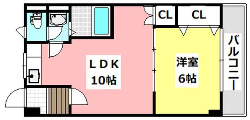 エルソフィア正雀Ⅰ【3階】の間取り