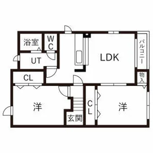 BELTA【201号室】の間取り