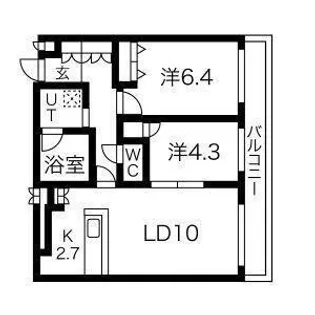 S-RESIDENCE桑園【4階】の間取り
