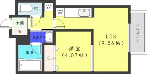 PRIME円山【7階】の間取り