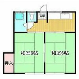 福岡県柳川市田脇【一戸建】の間取り