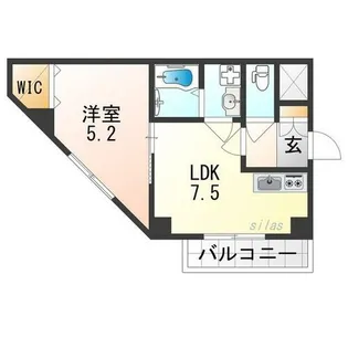 カルム共栄【5階】の間取り