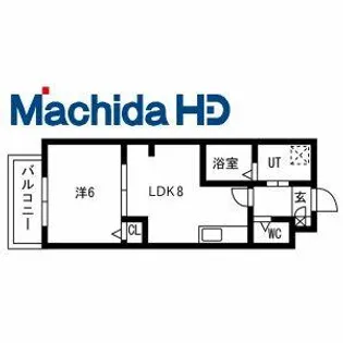 ジーイーセットノース【4FD号室】の間取り