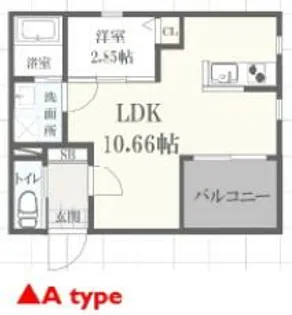 ボヌール英賀保駅前Ⅰ【1階】の間取り