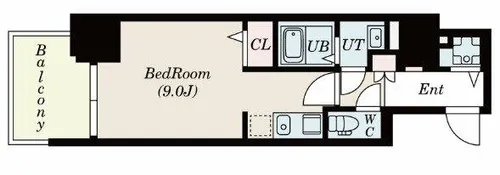 ドゥーエ南堀江【3階】の間取り