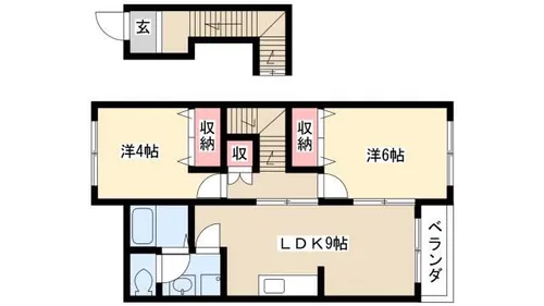 エクセルⅡサツキ【202号室】の間取り