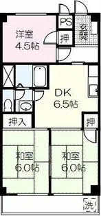 エルカーサ Ⅱ【405号室】の間取り