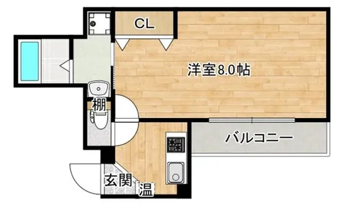 ルミエール新大阪【9階】の間取り