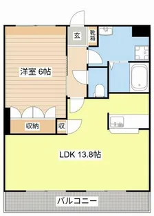 TOP HILL【1階】の間取り