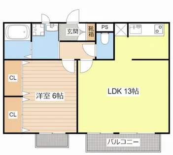 サンライズM【2階】の間取り