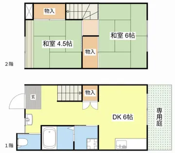 ふじのマンション【5号室】の間取り