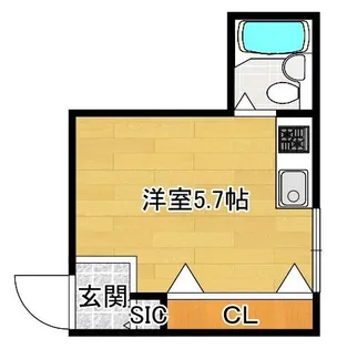 JPアパートメント東淀川【1階】の間取り