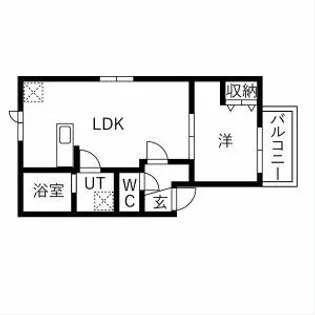 La Vita二日市駅前Ⅵ【302号室】の間取り