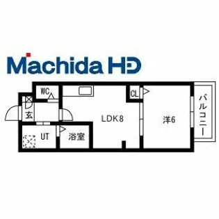 ジーイーセットサウス【3FBM号室】の間取り