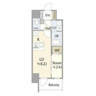 エスリード金山ル・グラン【15階】の間取り