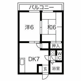 サン・フォレスト【103号室】の間取り