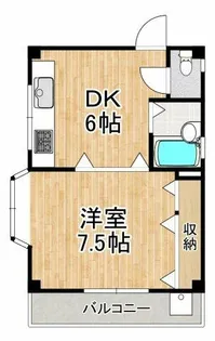 中本マンション【4階】の間取り