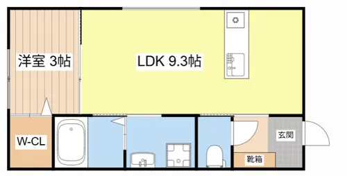LEGARE SAKAE【102号室】の間取り