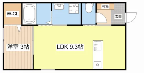 LEGARE SAKAE【101号室】の間取り