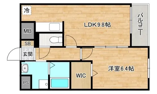 ラ・ルーチェ【1階】の間取り