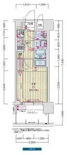 プレサンス神戸長田マリエント【2階】の間取り