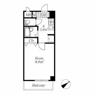 ホウエイアーム【3階】の間取り