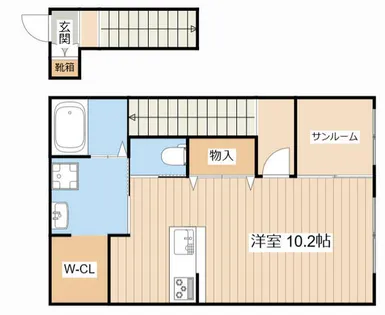 リリオ・トレス【203号室】の間取り