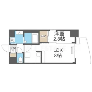 Alivis放出【2階】の間取り