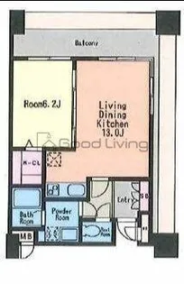 KDXレジデンス大濠ハーバービュータワー【26階】の間取り