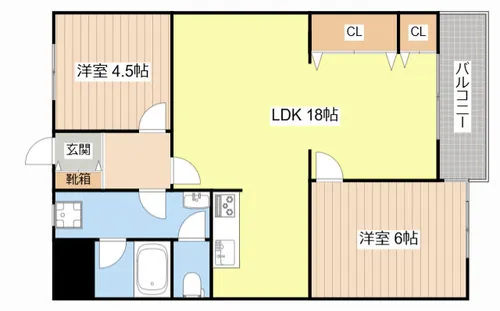 ファミール伊藤【202号室】の間取り