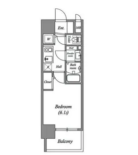 アドバンス大阪城北フィエルテ【9階】の間取り