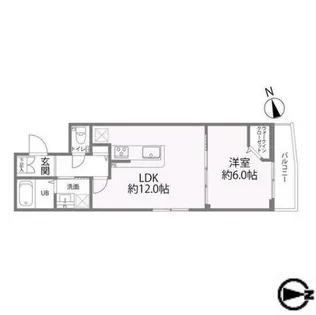クレール今里【2階】の間取り